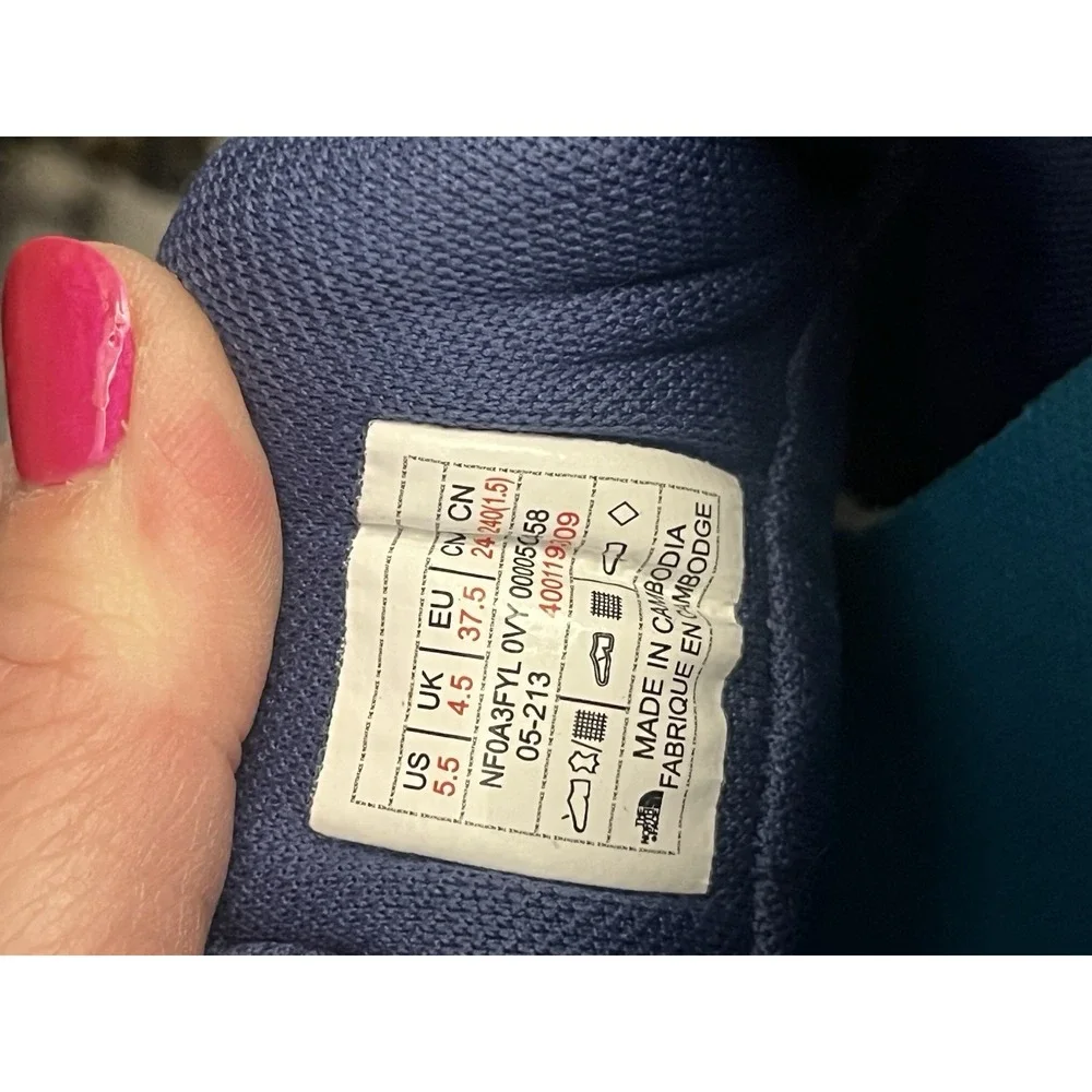 The North Face Junior‎ Hedgehog Hiker II TNF Blue Youth 5.5 NEW